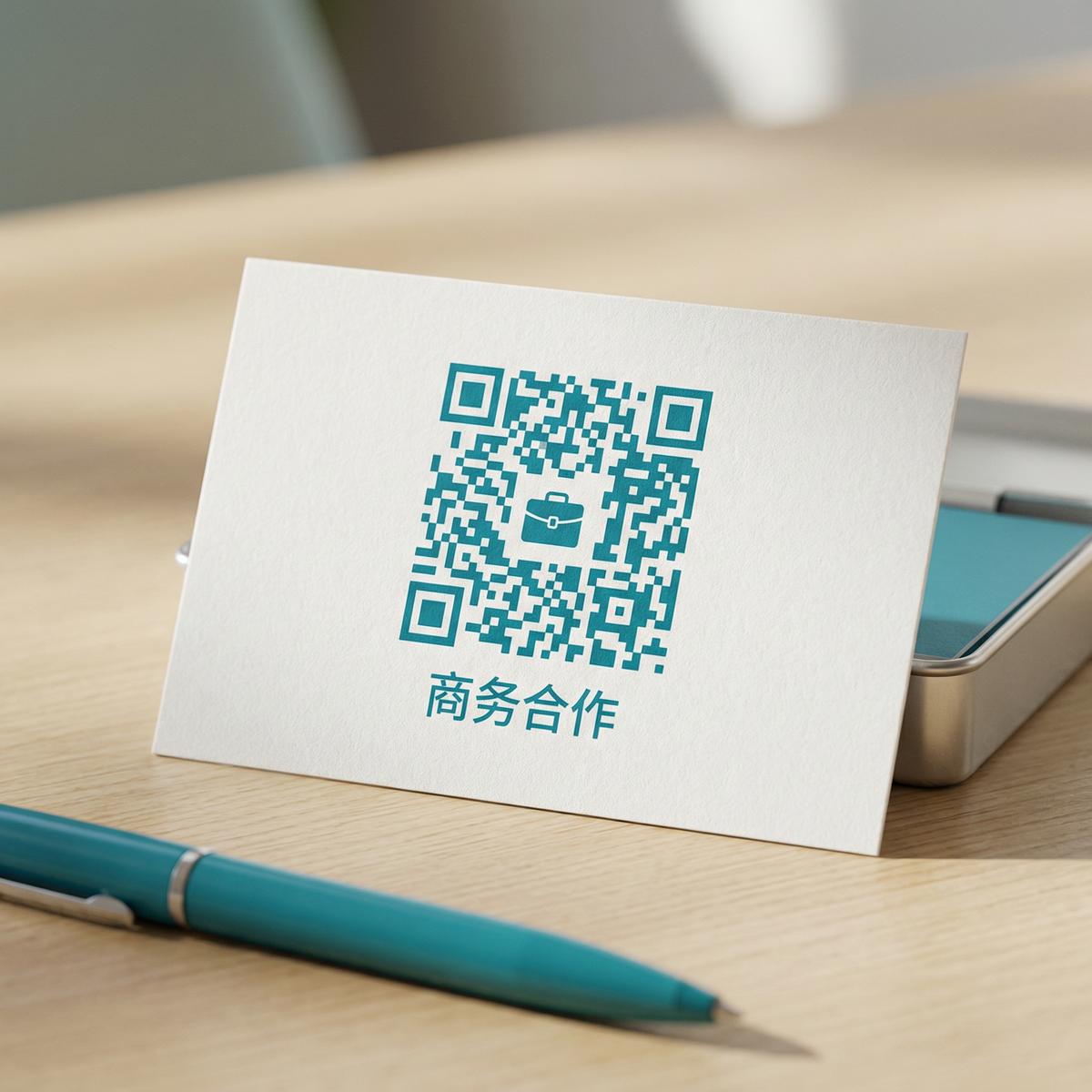 今日看料商务合作二维码
